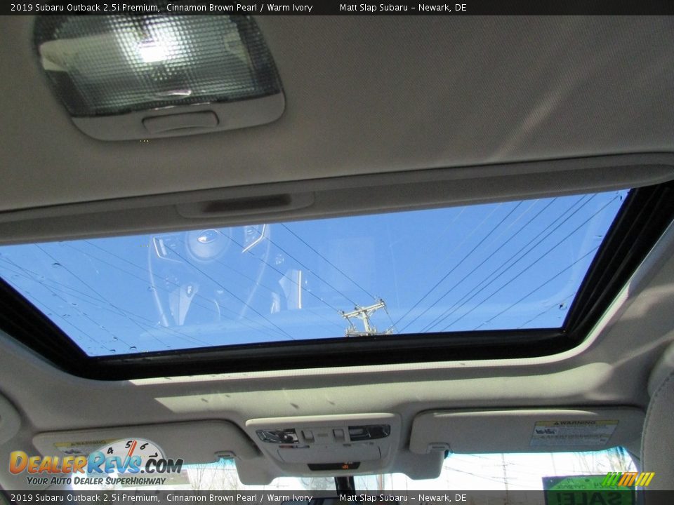 2019 Subaru Outback 2.5i Premium Cinnamon Brown Pearl / Warm Ivory Photo #21