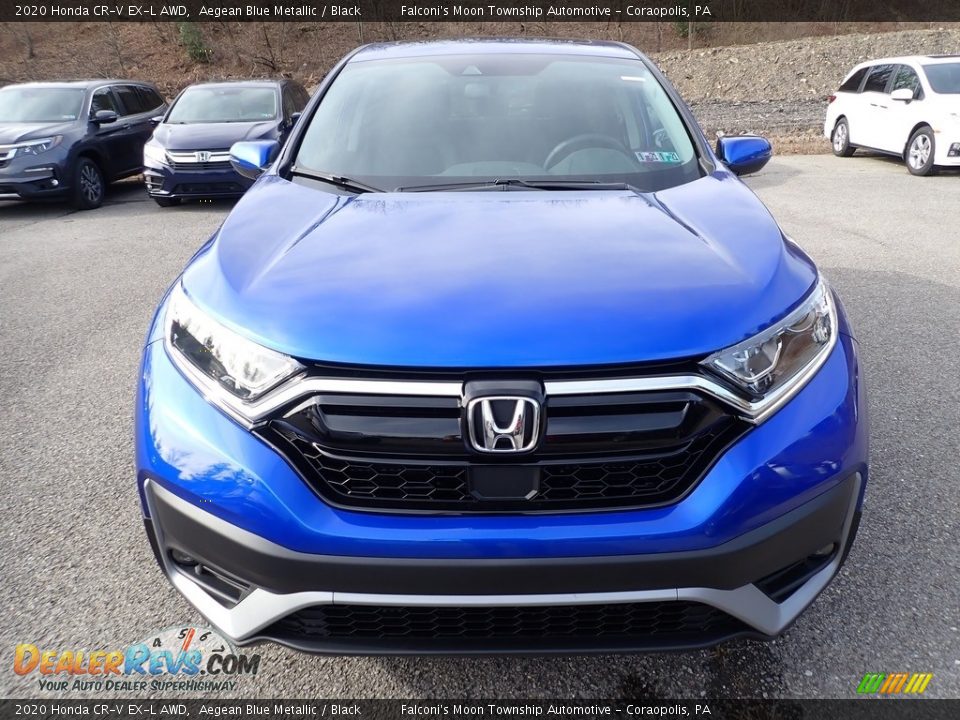 2020 Honda CR-V EX-L AWD Aegean Blue Metallic / Black Photo #6