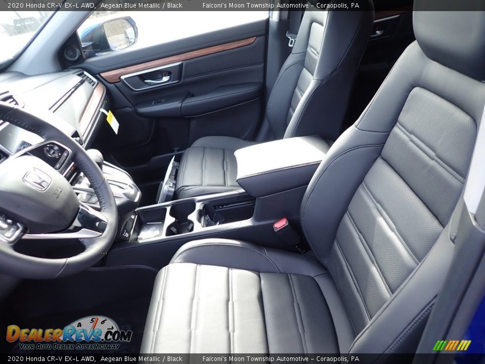 2020 Honda CR-V EX-L AWD Aegean Blue Metallic / Black Photo #8