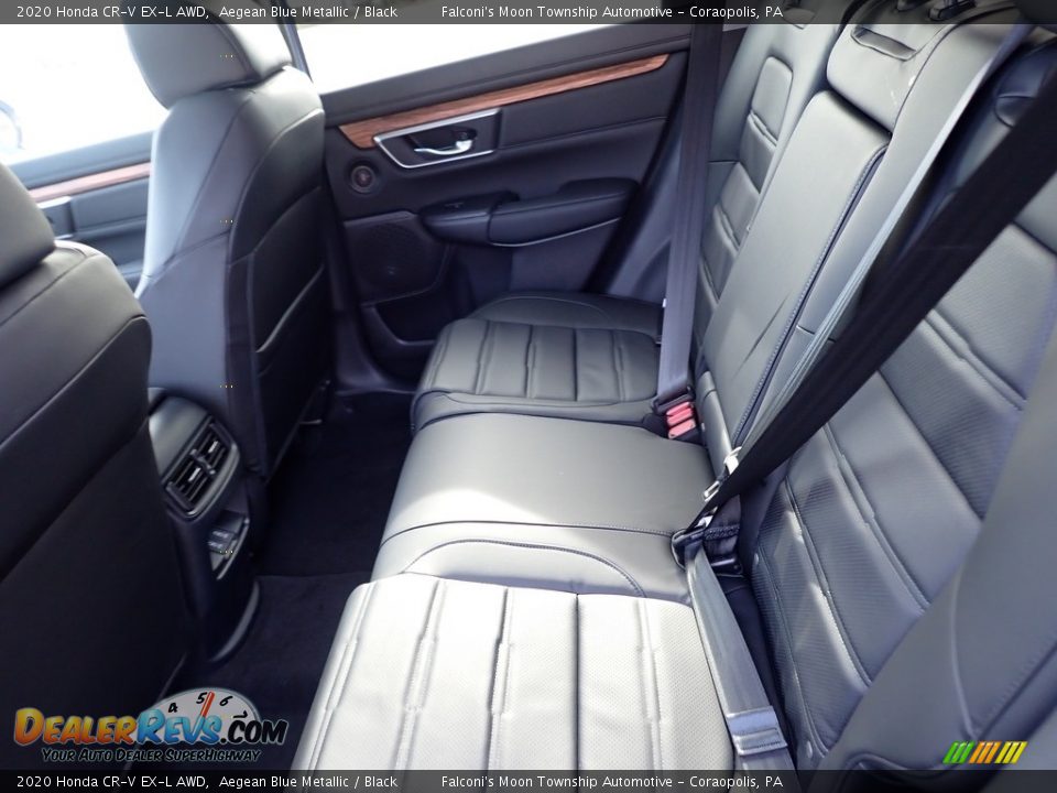 2020 Honda CR-V EX-L AWD Aegean Blue Metallic / Black Photo #9