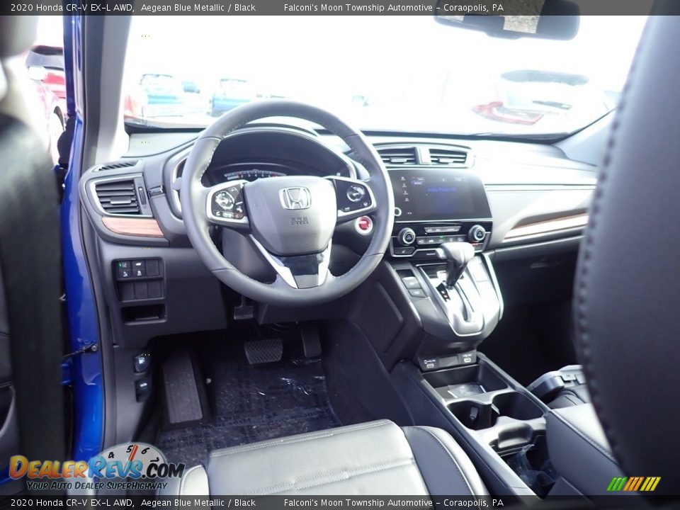 2020 Honda CR-V EX-L AWD Aegean Blue Metallic / Black Photo #10