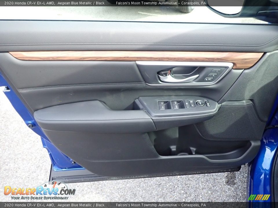 2020 Honda CR-V EX-L AWD Aegean Blue Metallic / Black Photo #11