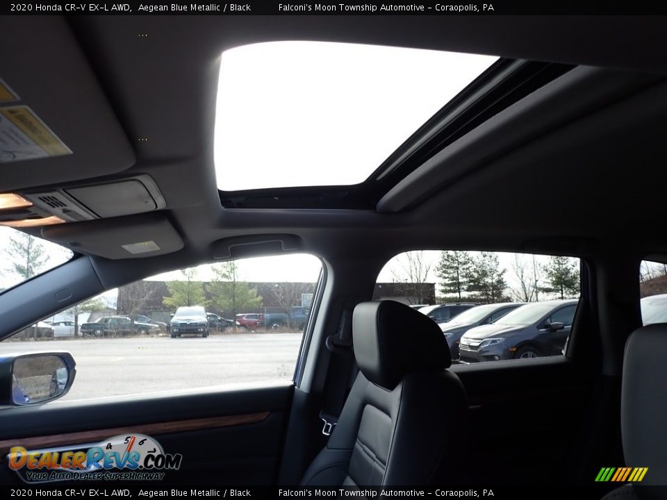 2020 Honda CR-V EX-L AWD Aegean Blue Metallic / Black Photo #13