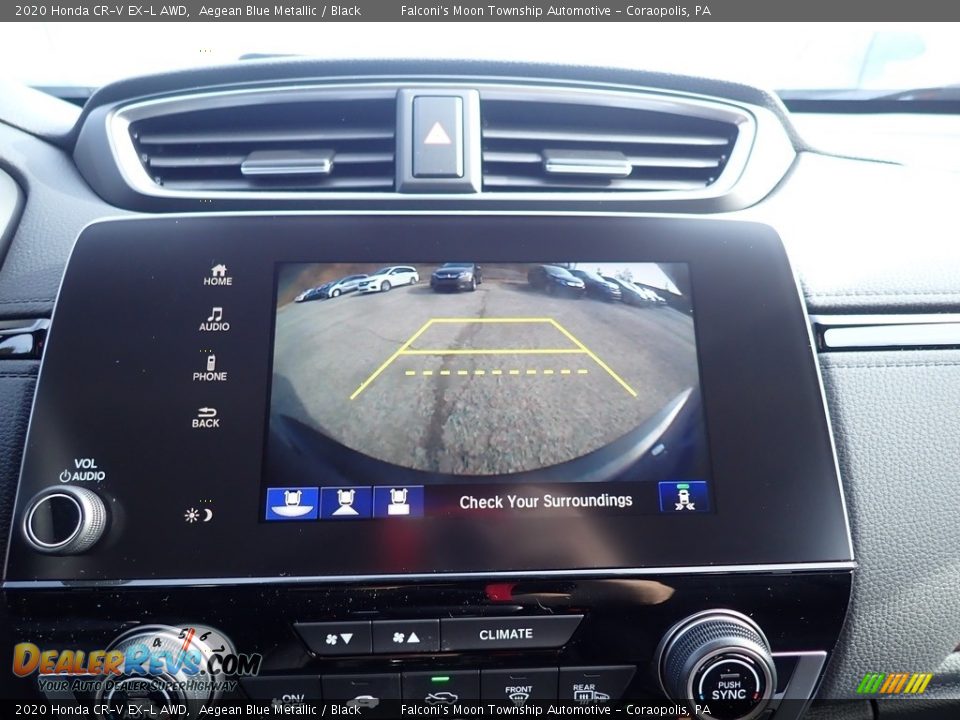 2020 Honda CR-V EX-L AWD Aegean Blue Metallic / Black Photo #15