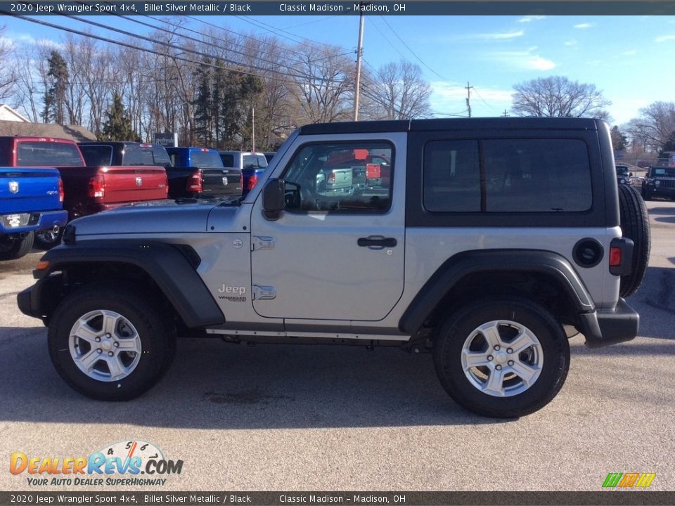 2020 Jeep Wrangler Sport 4x4 Billet Silver Metallic / Black Photo #6