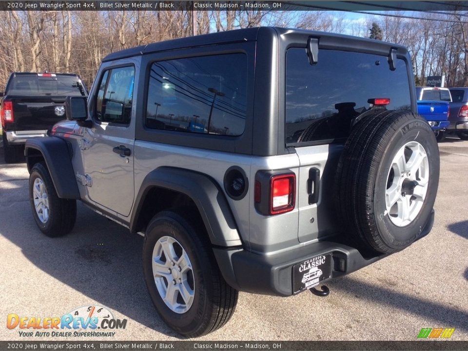 2020 Jeep Wrangler Sport 4x4 Billet Silver Metallic / Black Photo #7