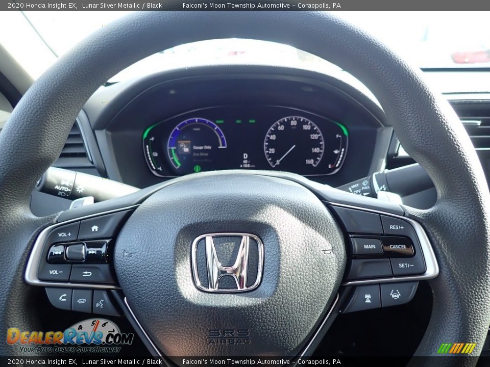 2020 Honda Insight EX Lunar Silver Metallic / Black Photo #15
