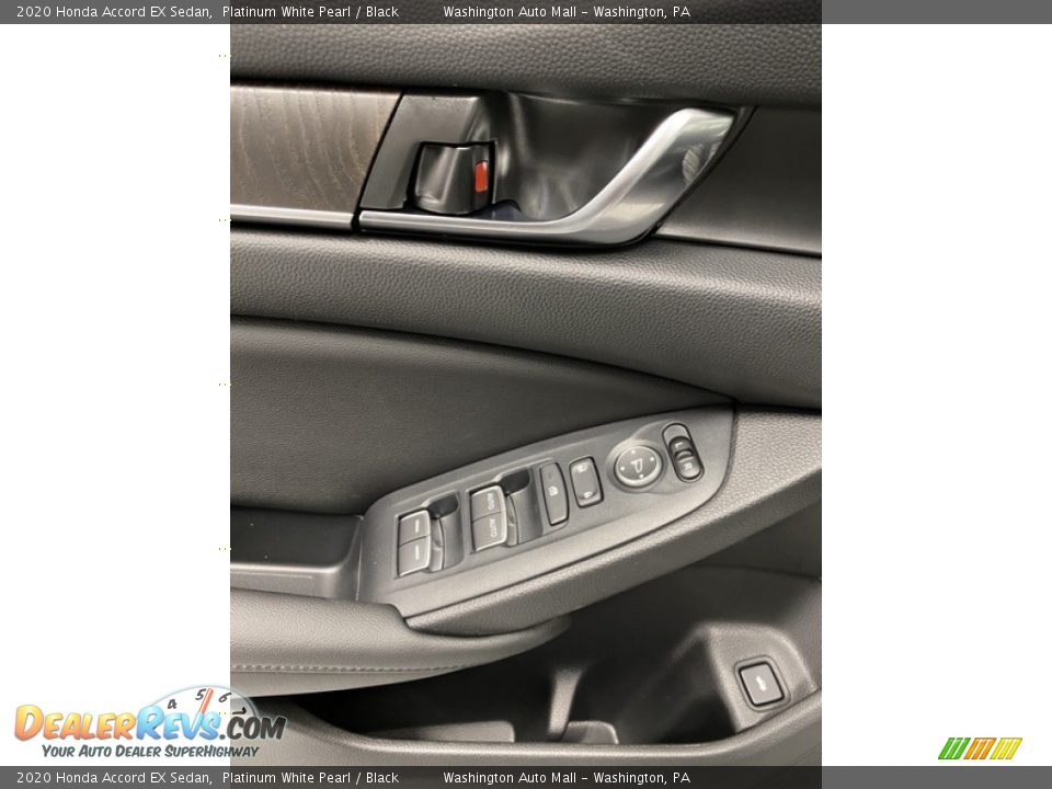 2020 Honda Accord EX Sedan Platinum White Pearl / Black Photo #11