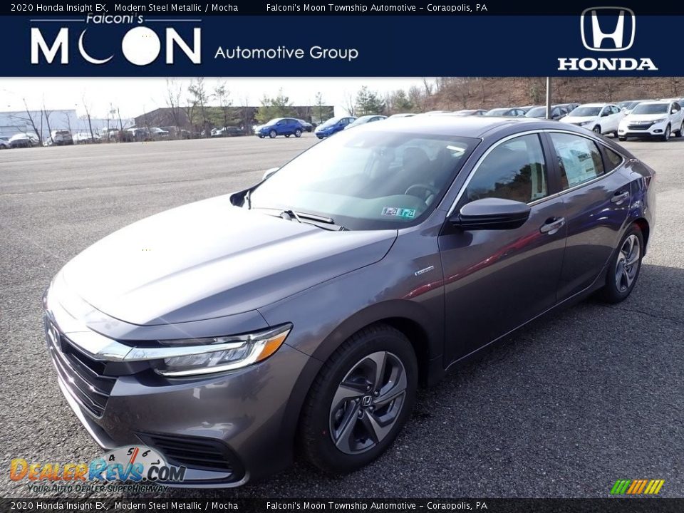 2020 Honda Insight EX Modern Steel Metallic / Mocha Photo #1