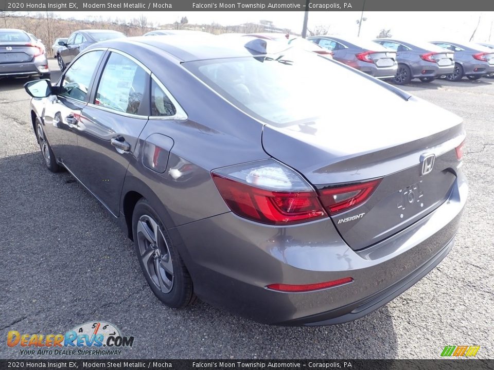 2020 Honda Insight EX Modern Steel Metallic / Mocha Photo #2