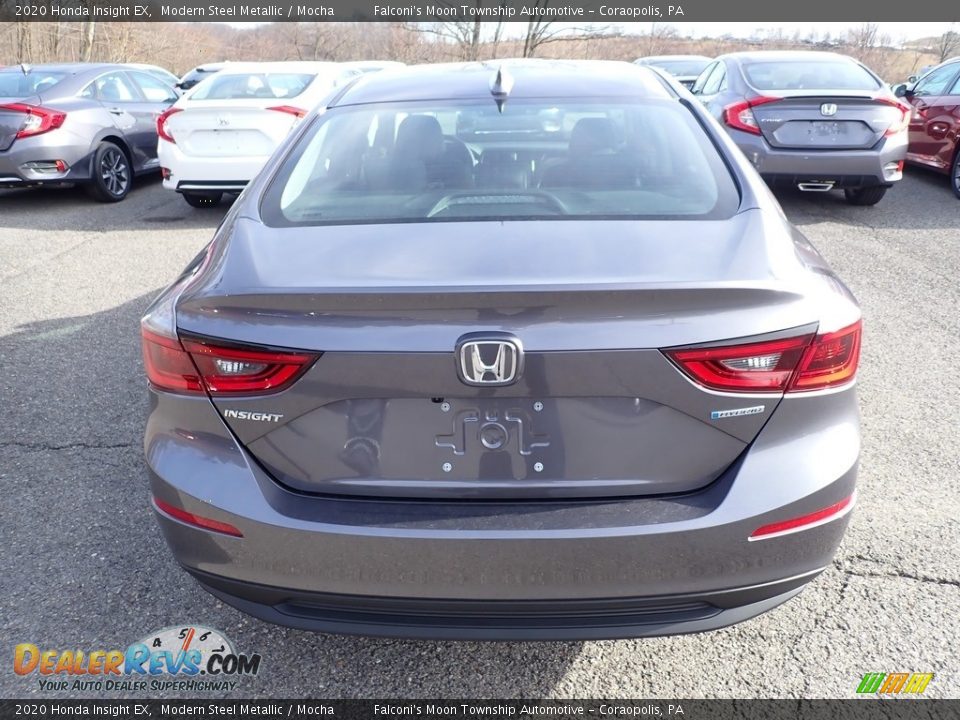 2020 Honda Insight EX Modern Steel Metallic / Mocha Photo #3