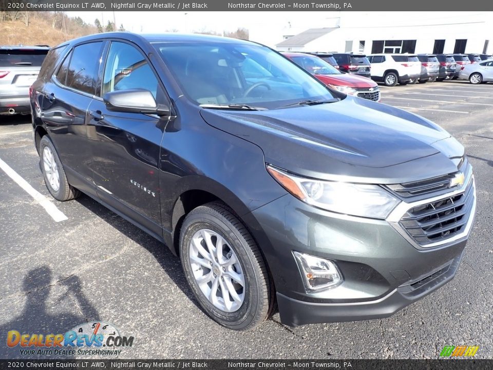 2020 Chevrolet Equinox LT AWD Nightfall Gray Metallic / Jet Black Photo #7