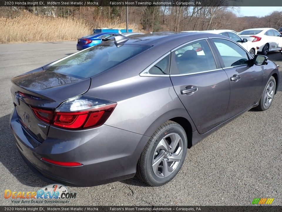 2020 Honda Insight EX Modern Steel Metallic / Mocha Photo #4