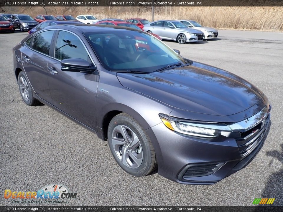 2020 Honda Insight EX Modern Steel Metallic / Mocha Photo #5