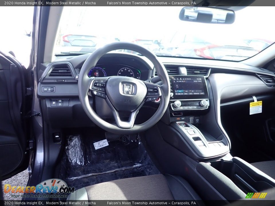 2020 Honda Insight EX Modern Steel Metallic / Mocha Photo #10