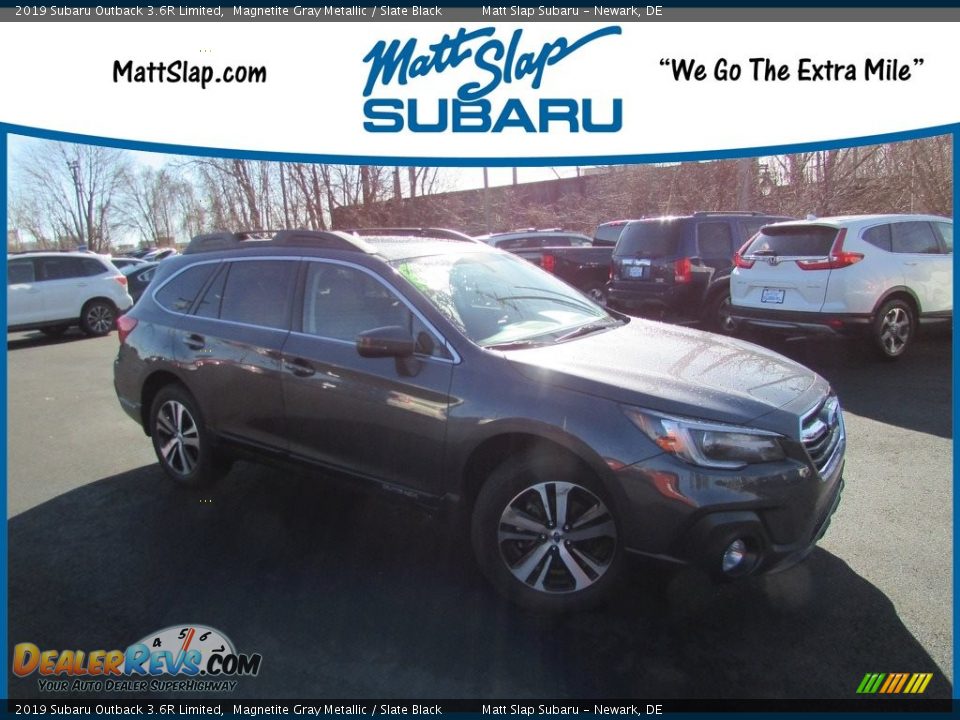 2019 Subaru Outback 3.6R Limited Magnetite Gray Metallic / Slate Black Photo #1