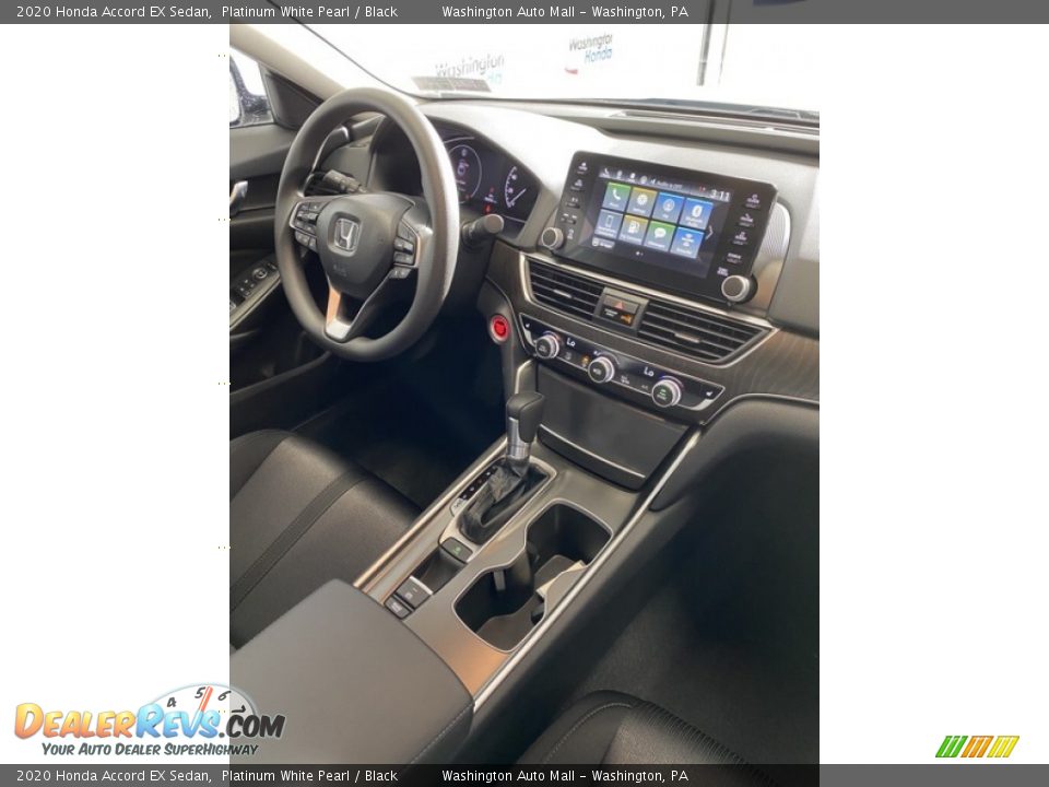 2020 Honda Accord EX Sedan Platinum White Pearl / Black Photo #24