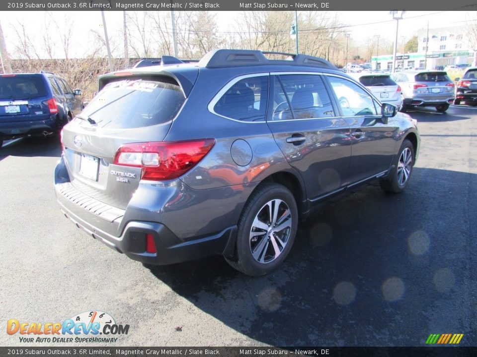 2019 Subaru Outback 3.6R Limited Magnetite Gray Metallic / Slate Black Photo #6