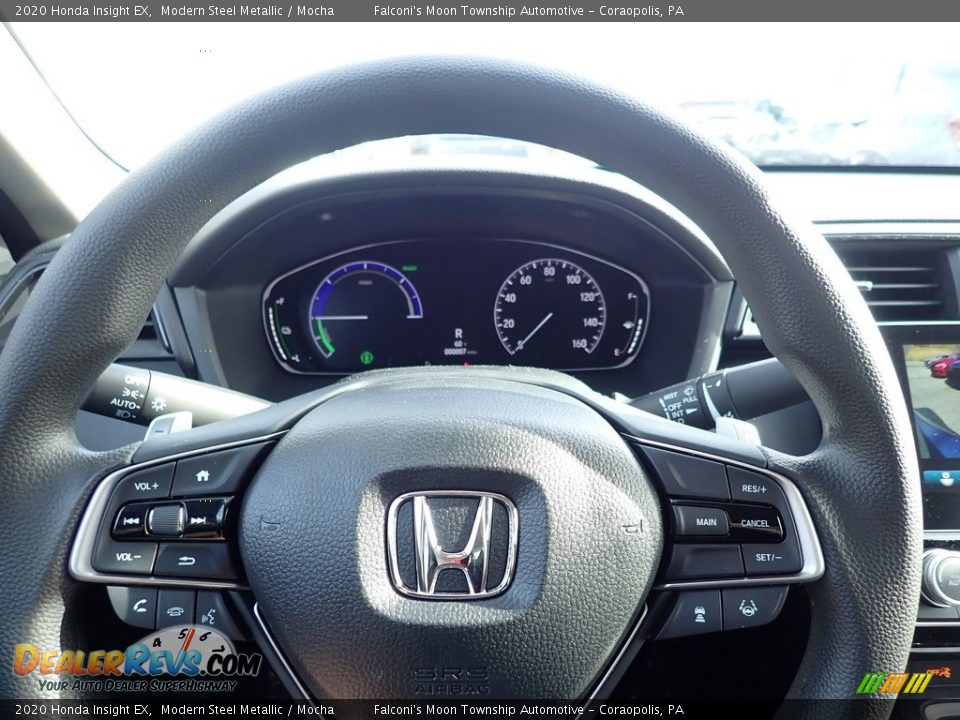 2020 Honda Insight EX Modern Steel Metallic / Mocha Photo #15