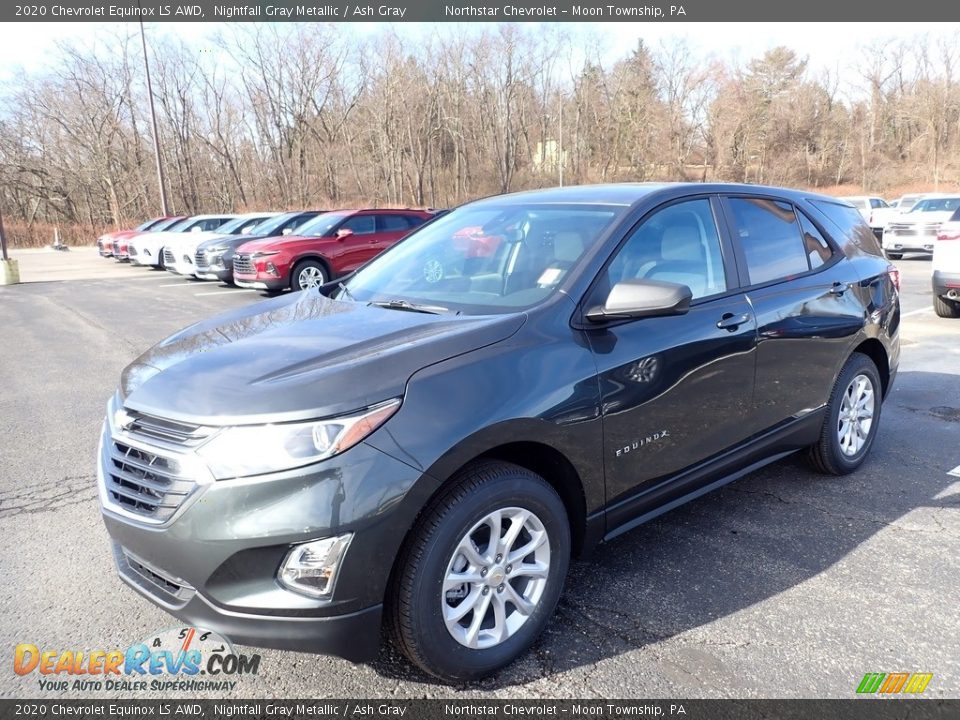 2020 Chevrolet Equinox LS AWD Nightfall Gray Metallic / Ash Gray Photo #1