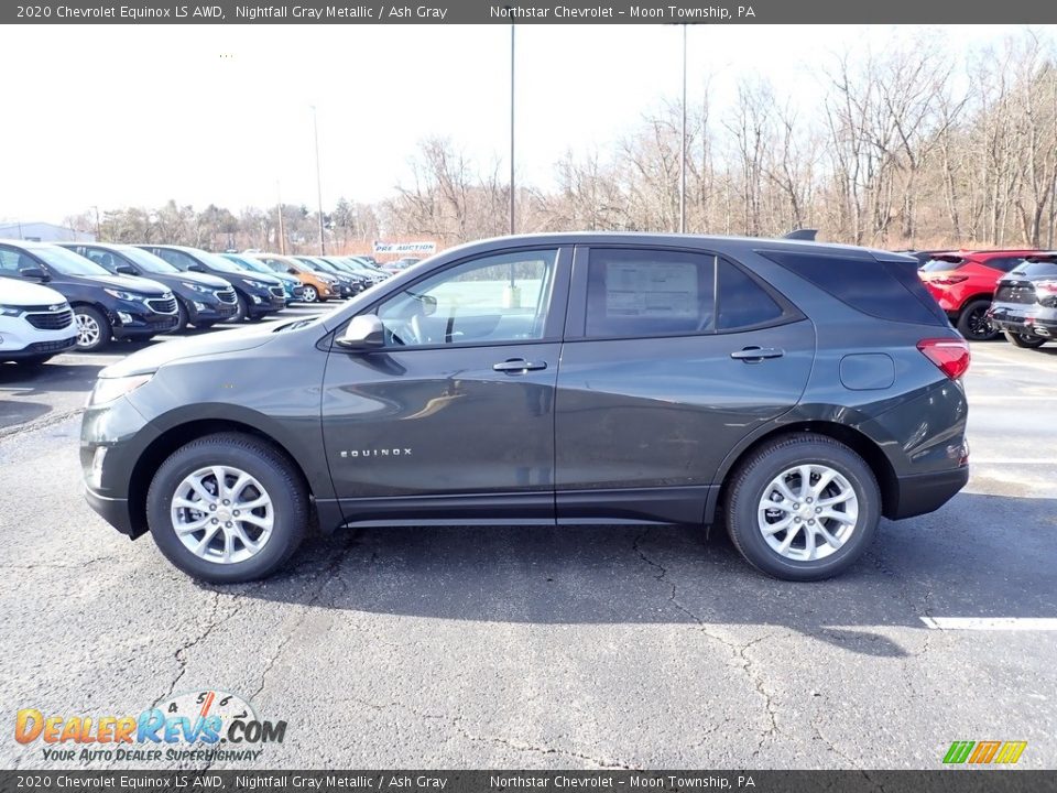 2020 Chevrolet Equinox LS AWD Nightfall Gray Metallic / Ash Gray Photo #2