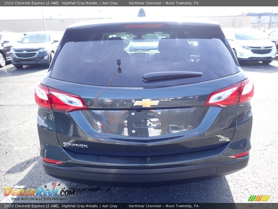 2020 Chevrolet Equinox LS AWD Nightfall Gray Metallic / Ash Gray Photo #4