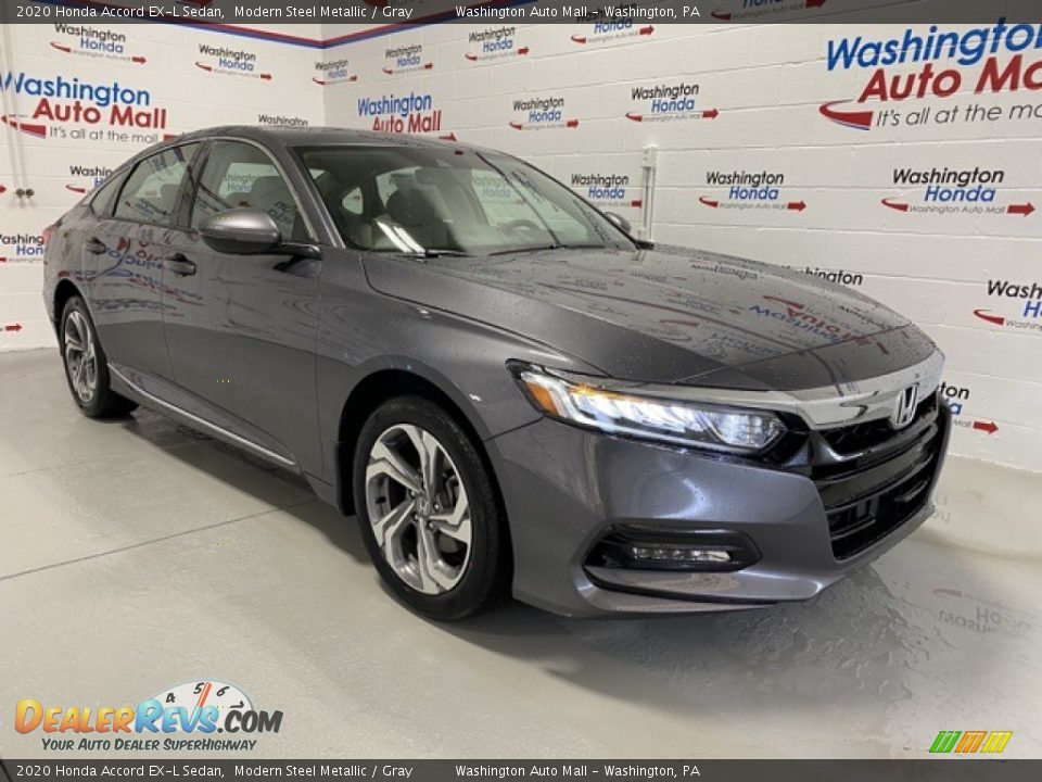 2020 Honda Accord EX-L Sedan Modern Steel Metallic / Gray Photo #2