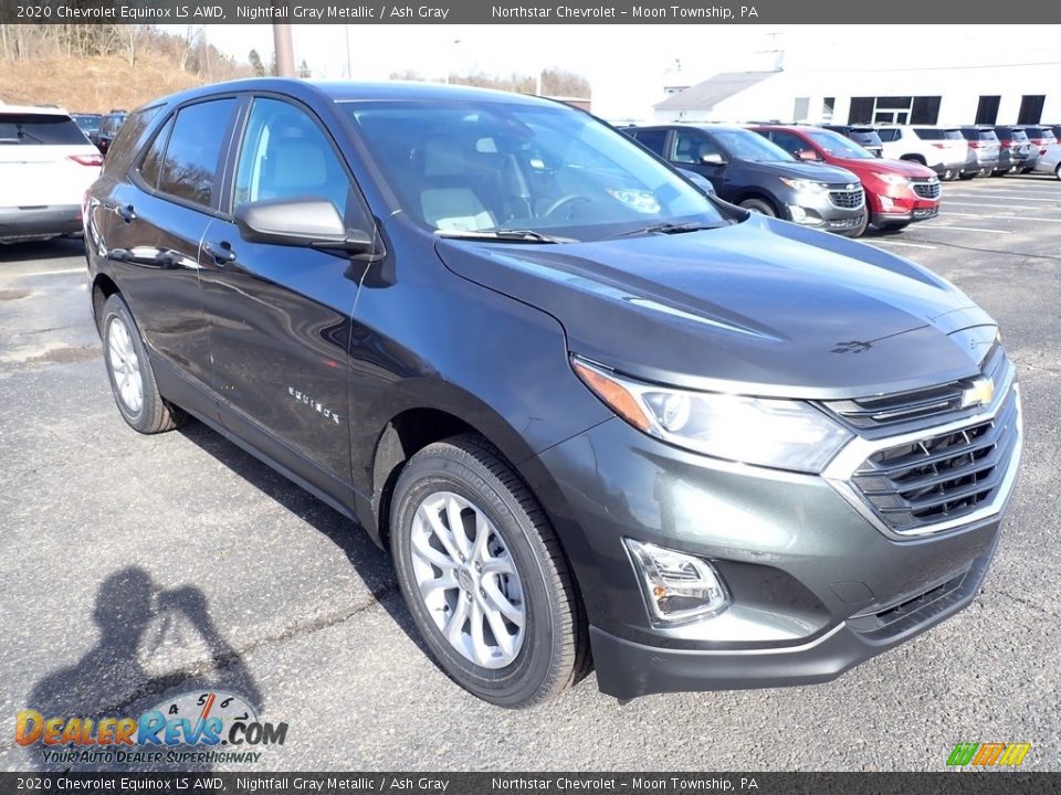 2020 Chevrolet Equinox LS AWD Nightfall Gray Metallic / Ash Gray Photo #7