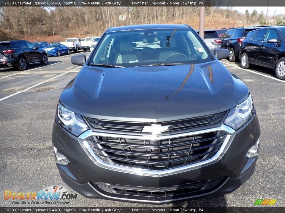 2020 Chevrolet Equinox LS AWD Nightfall Gray Metallic / Ash Gray Photo #8