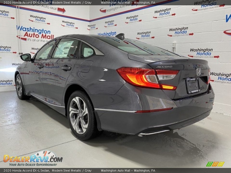 2020 Honda Accord EX-L Sedan Modern Steel Metallic / Gray Photo #6