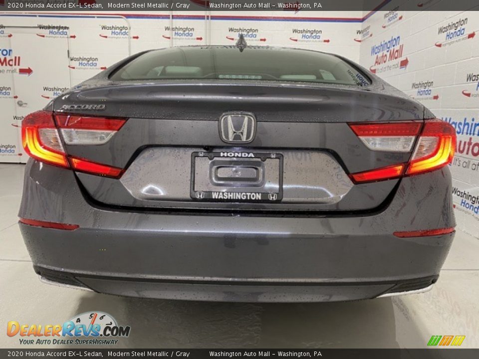 2020 Honda Accord EX-L Sedan Modern Steel Metallic / Gray Photo #7