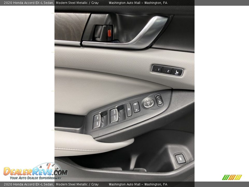 2020 Honda Accord EX-L Sedan Modern Steel Metallic / Gray Photo #11