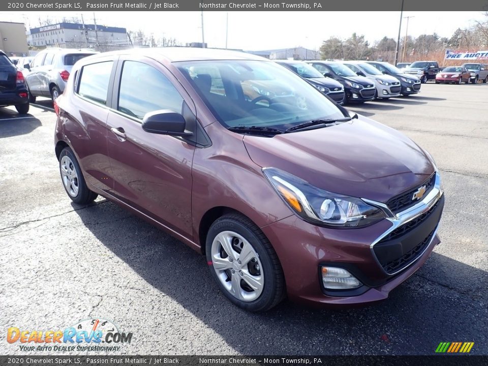2020 Chevrolet Spark LS Passion Fruit Metallic / Jet Black Photo #8
