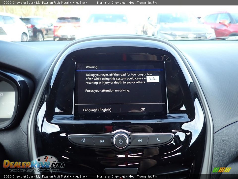 2020 Chevrolet Spark LS Passion Fruit Metallic / Jet Black Photo #19