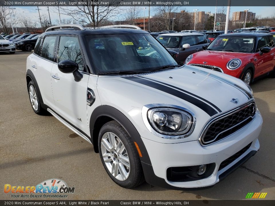 2020 Mini Countryman Cooper S All4 Light White / Black Pearl Photo #1