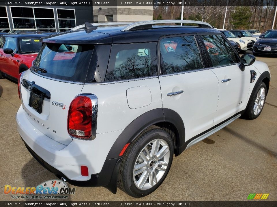 2020 Mini Countryman Cooper S All4 Light White / Black Pearl Photo #2