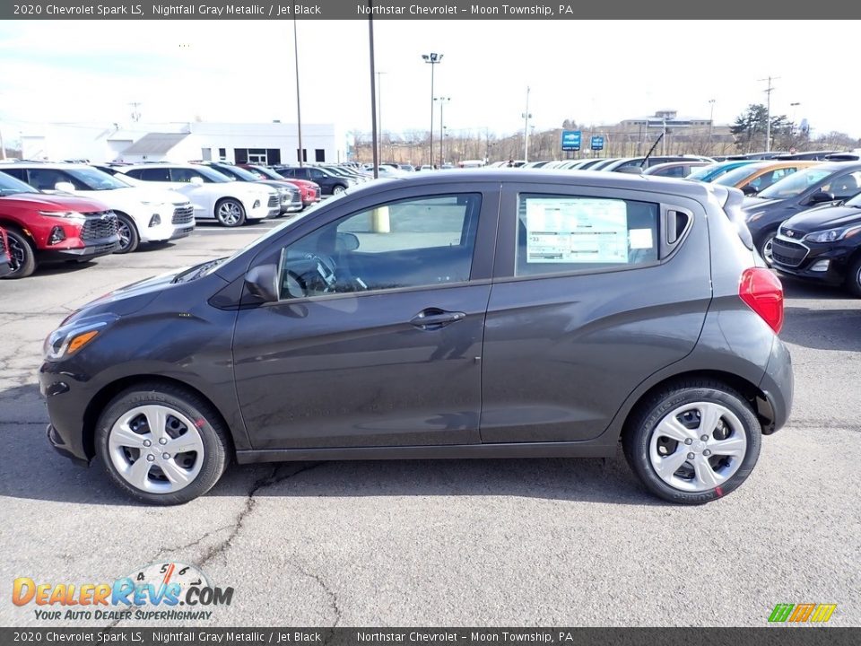2020 Chevrolet Spark LS Nightfall Gray Metallic / Jet Black Photo #3
