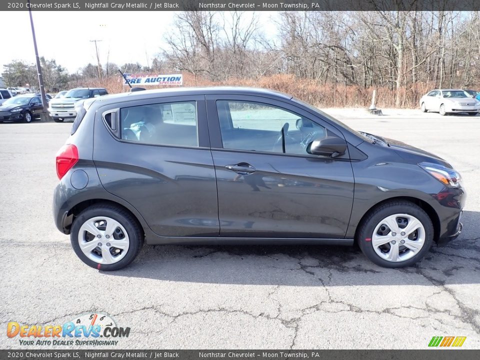 2020 Chevrolet Spark LS Nightfall Gray Metallic / Jet Black Photo #7