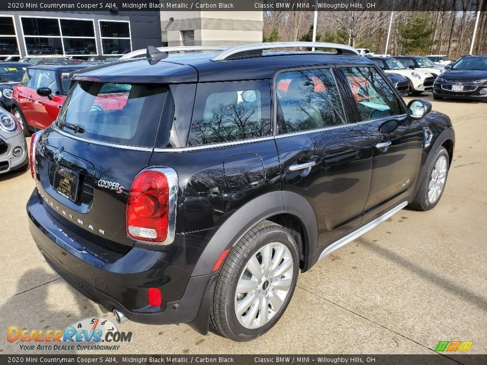 2020 Mini Countryman Cooper S All4 Midnight Black Metallic / Carbon Black Photo #2