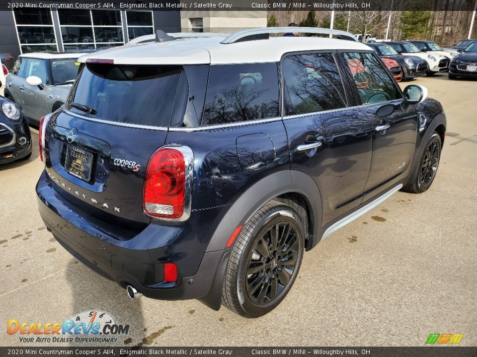 2020 Mini Countryman Cooper S All4 Enigmatic Black Metallic / Satellite Gray Photo #2