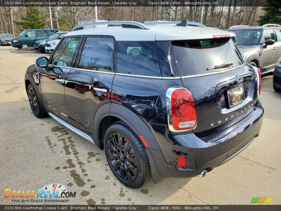 2020 Mini Countryman Cooper S All4 Enigmatic Black Metallic / Satellite Gray Photo #3