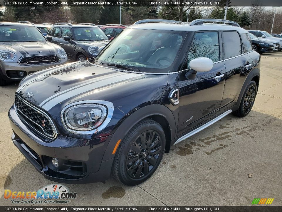 2020 Mini Countryman Cooper S All4 Enigmatic Black Metallic / Satellite Gray Photo #4