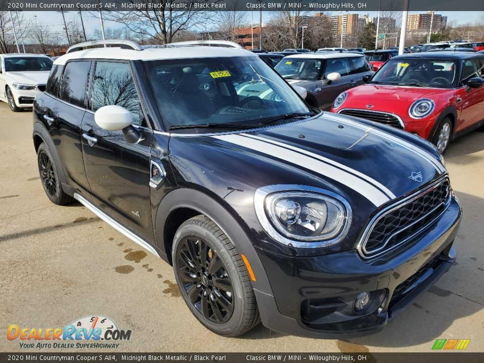 2020 Mini Countryman Cooper S All4 Midnight Black Metallic / Black Pearl Photo #1