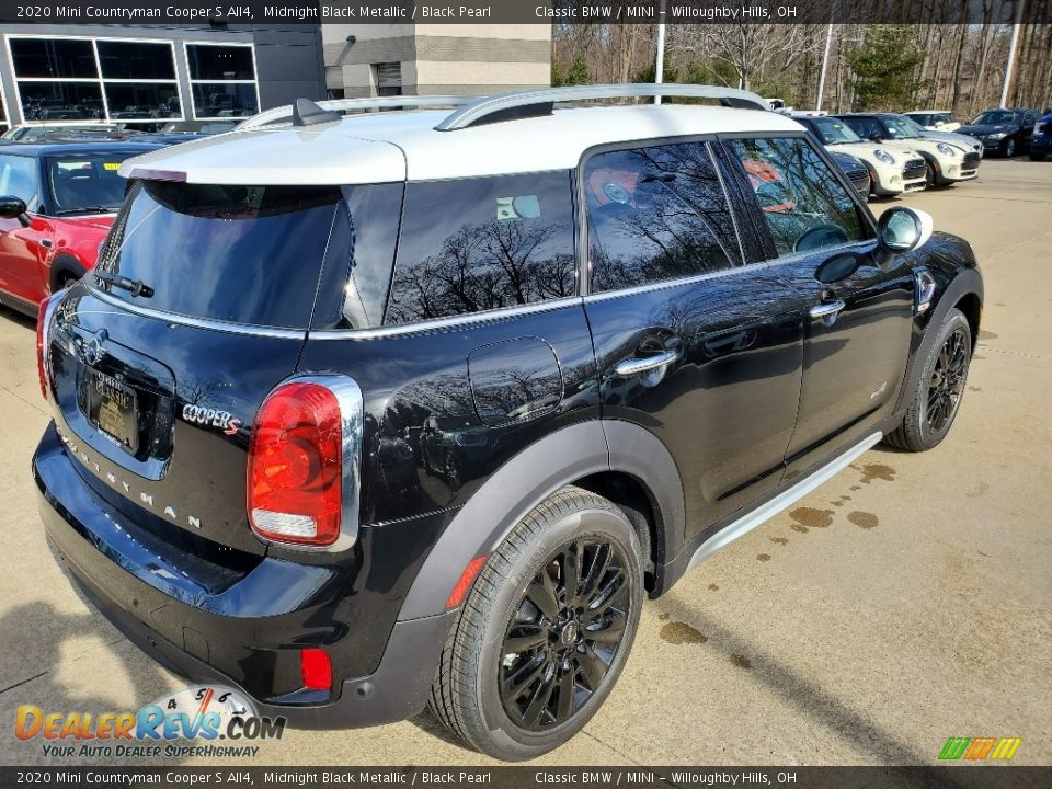 2020 Mini Countryman Cooper S All4 Midnight Black Metallic / Black Pearl Photo #2