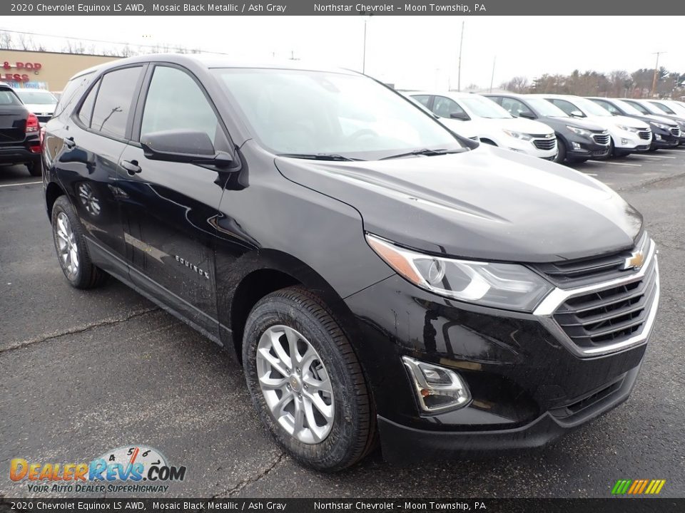 2020 Chevrolet Equinox LS AWD Mosaic Black Metallic / Ash Gray Photo #7