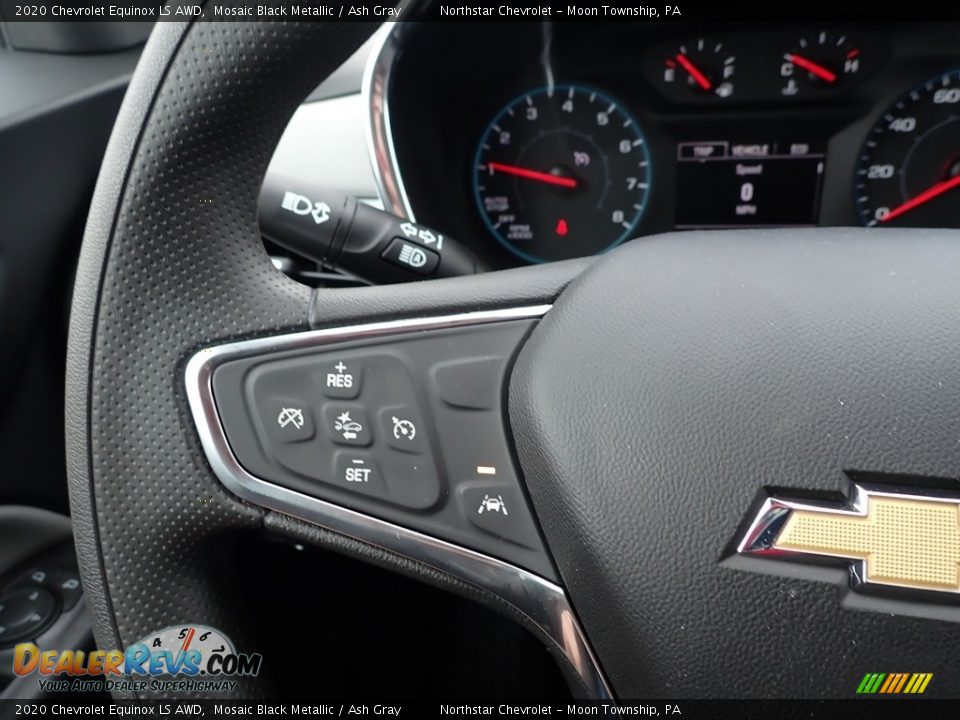 2020 Chevrolet Equinox LS AWD Mosaic Black Metallic / Ash Gray Photo #20