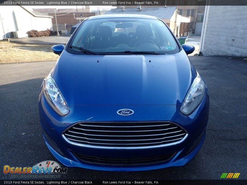 2019 Ford Fiesta SE Sedan Lightning Blue / Charcoal Black Photo #8