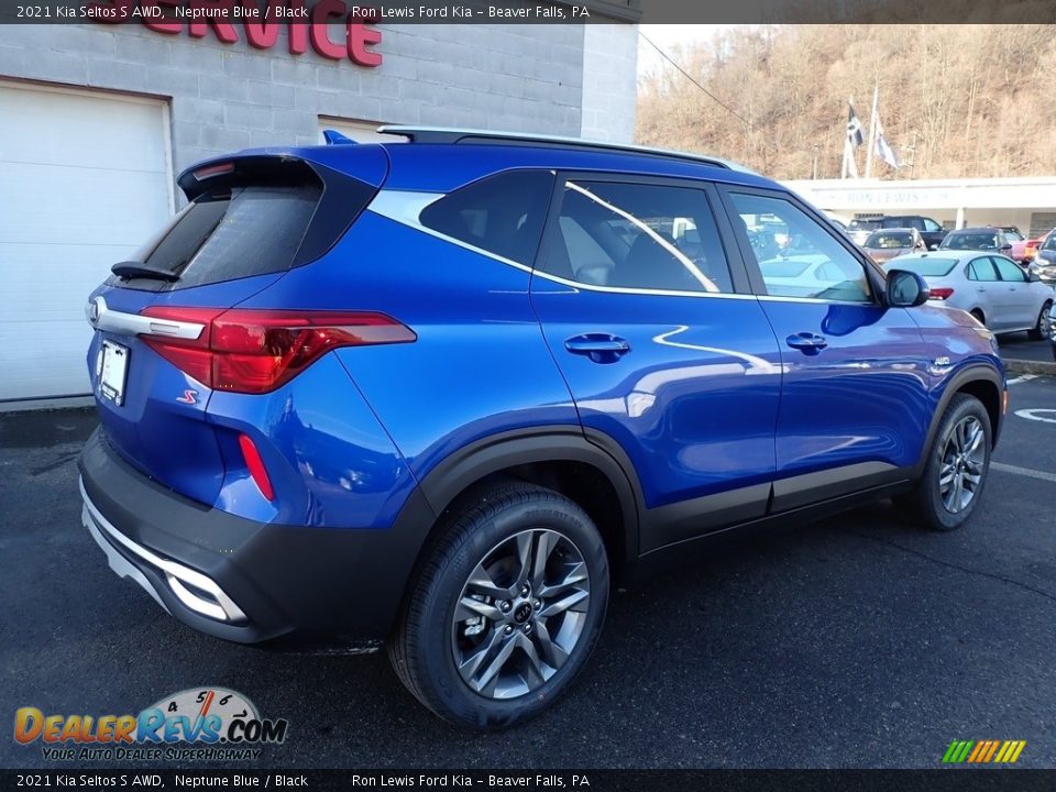 2021 Kia Seltos S AWD Neptune Blue / Black Photo #2