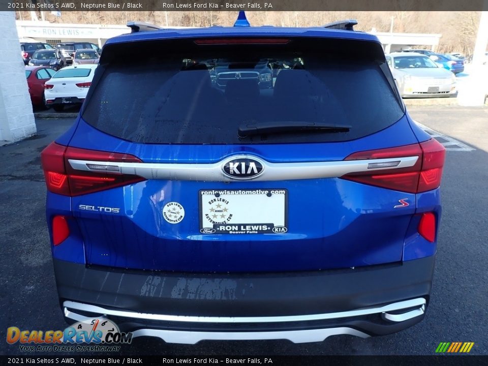 2021 Kia Seltos S AWD Neptune Blue / Black Photo #3