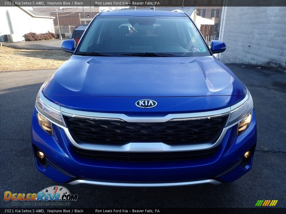 2021 Kia Seltos S AWD Neptune Blue / Black Photo #8